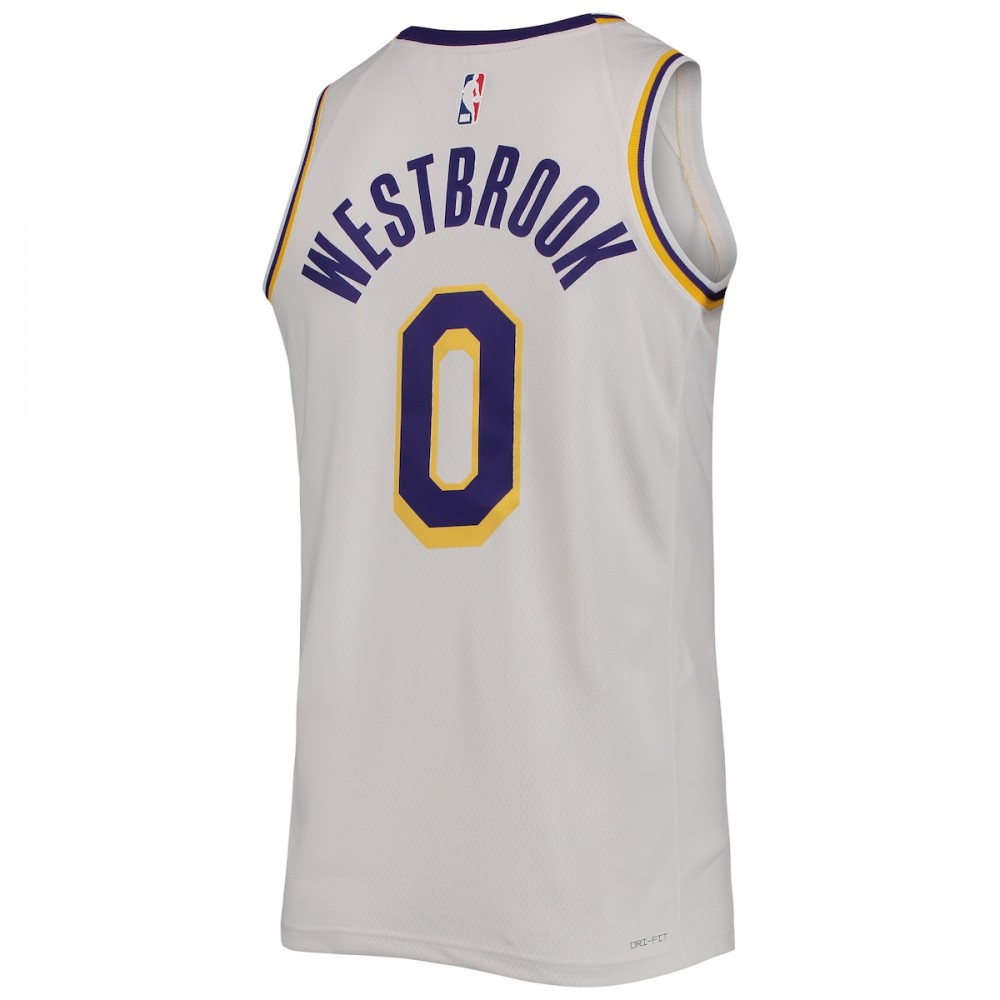 Russell Westbrook Los Angeles Lakers 2021/22 Swingman Jersey - Association Edition - White-Pro Kit Vault | Brand New 26/27 Sports Jerseys